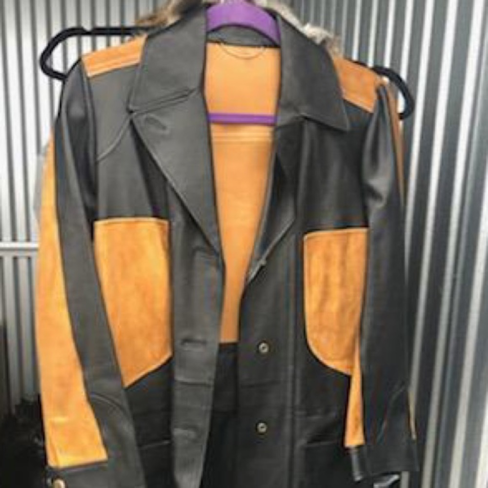 Leather/Suede Trench